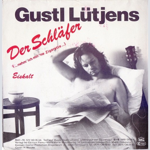 Gustl Lütjens - Der Schläfer (...Nehm' Ich Mir 'Ne Zigarette...) (7", Single)