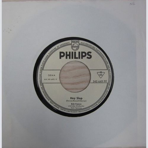 Bobby Franco - Hey Slop (7", Single, Promo)