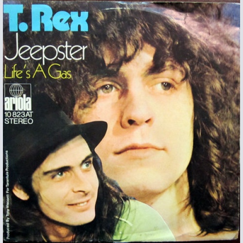 Single / T.REX / JEEPSTER / ARIOLA / DE PRESSEUNG / RARITÄT /