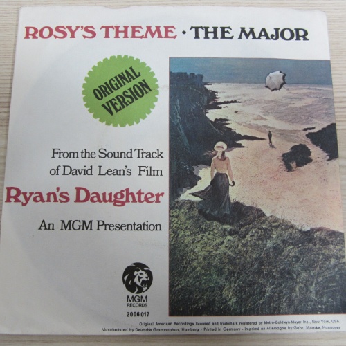 Single /  Maurice Jarre ?– Rosy's Theme  / MINT / RARITÄT / 1970 / DE PRESS /