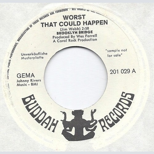 Brooklyn Bridge* - Worst That Could Happen (7", Single, Promo)