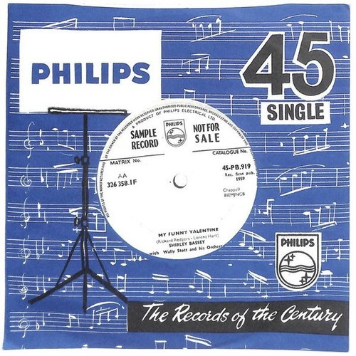 Shirley Bassey With Wally Stott & His Orchestra - My Funny Valentine / How Ab...