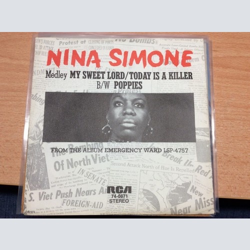 Nina Simone - My Sweet Lord / Today Is A Killer (7", Promo)
