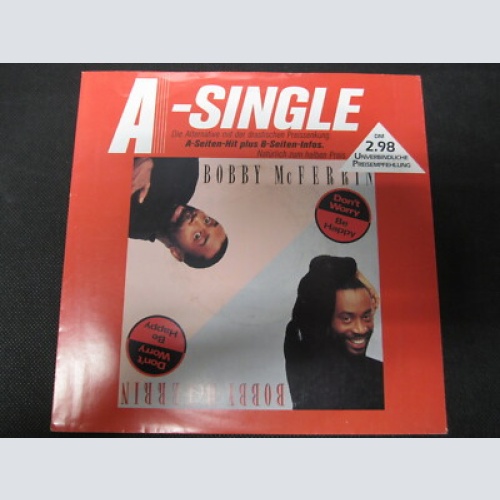 Single /  Bobby McFerrin – Don't Worry, Be Happy    /  DE   PRESS /