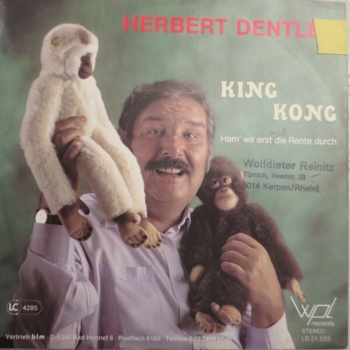 Herbert Dentler - King Kong (7", Single)
