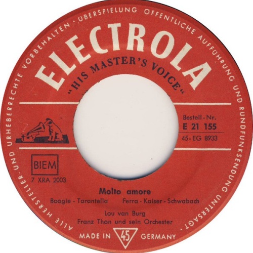 Lou Van Burg - Molto Amore (7", Single)