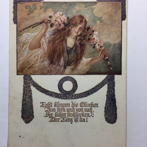 Deutscher Schulverein - Der Lenz ist da! / Künstlerkarte 30020 TH