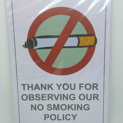 Nostalgie Retro Blechschild "No Smoking Policy" 30x20 50246