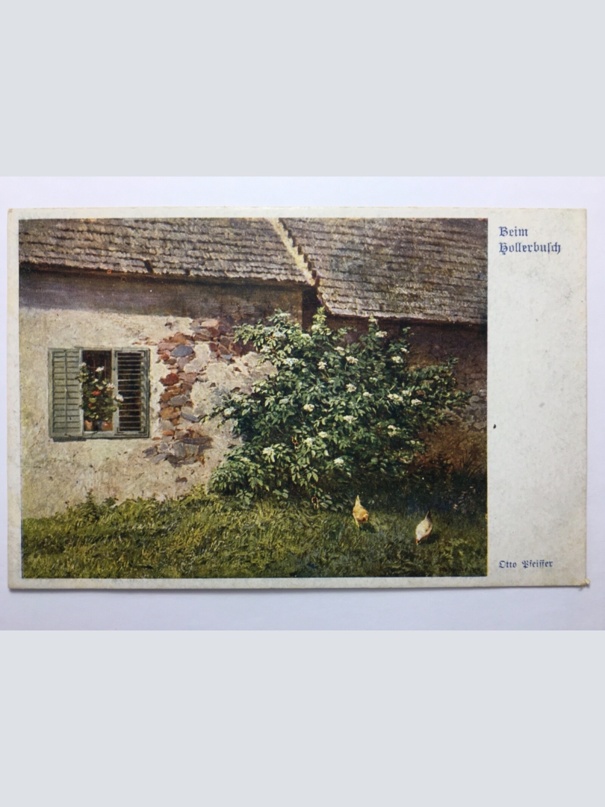 Deutscher Schulverein - Beim Hollerbusch (O.Pfeiffer) / Künstlerkarte 30017 TH