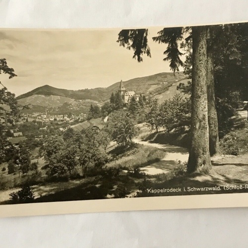 AK, Kappelrodeck, Schwarzwald, Schloss Roddeck ( 110209 BW)