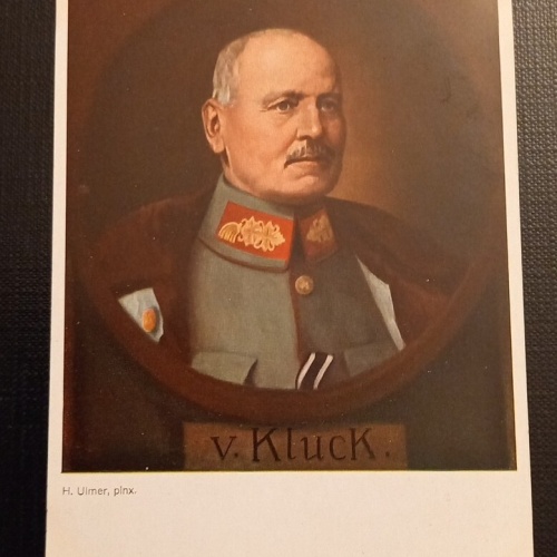 Generaloberst Preußen Alexander V. Kluck Künstlerkarte H. Ulmer 50183 Ga SH1