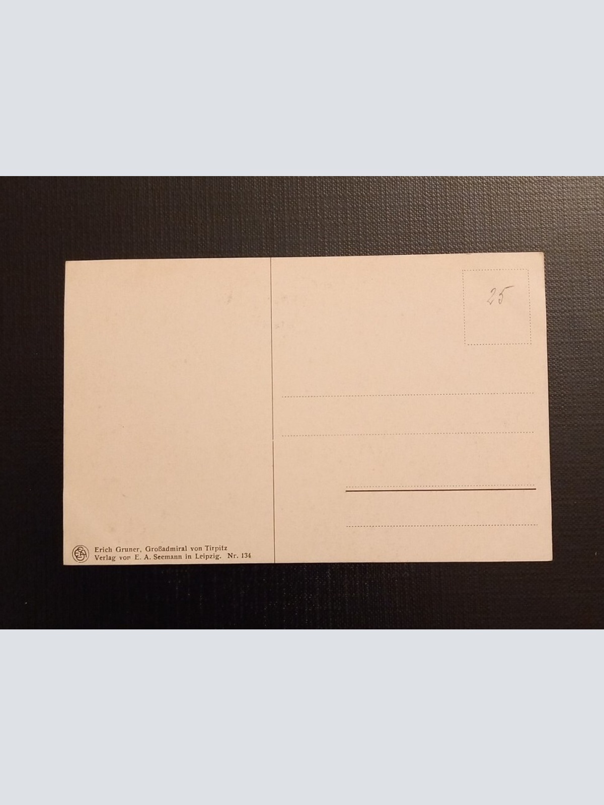 Künstler-AK Portrait Großadmiral Alfred von Tirpitz 50171 Ga SH1