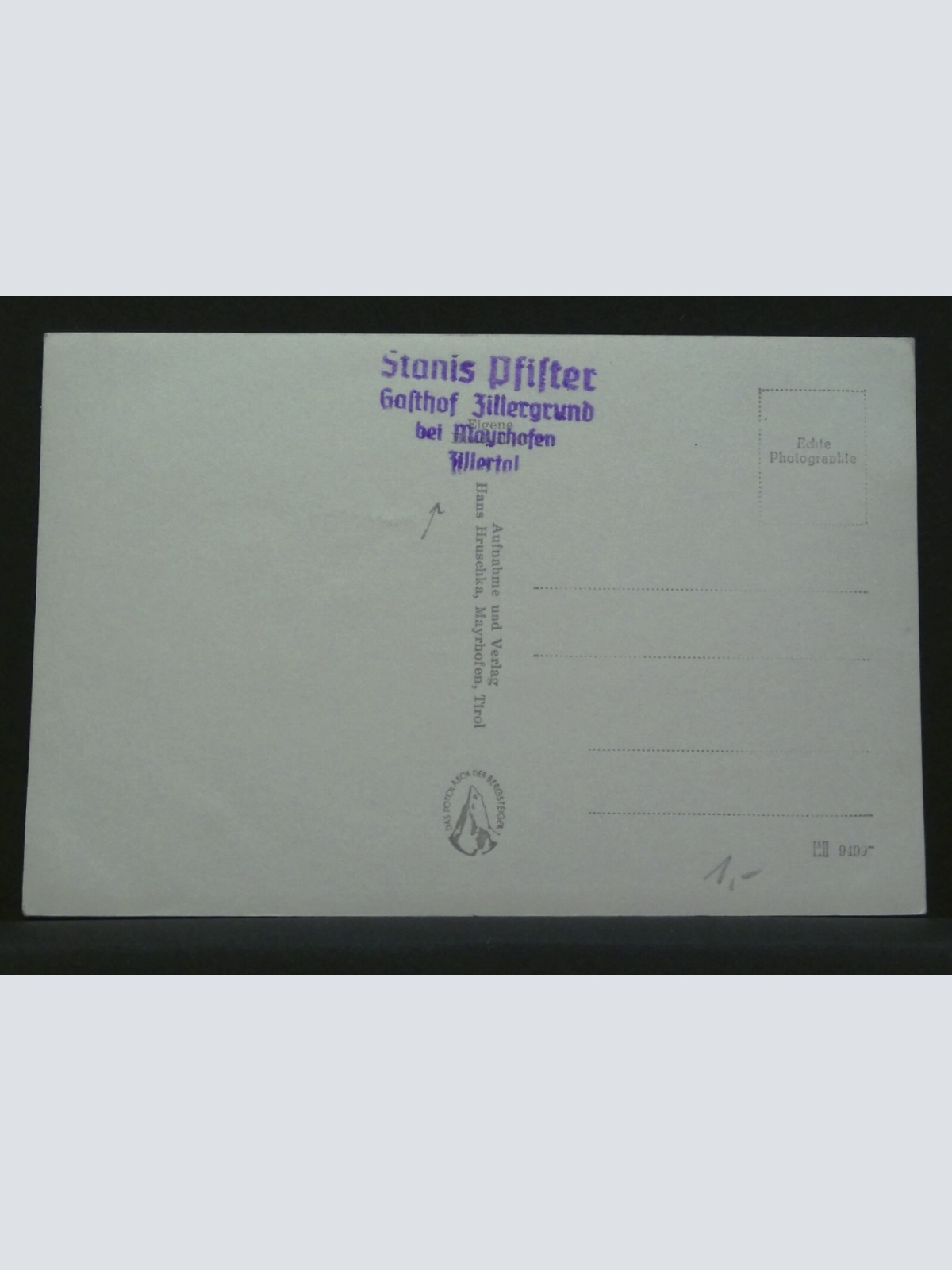 Gasthof Zillergrund bei Mayrhofen Zillertal JW 402972 F