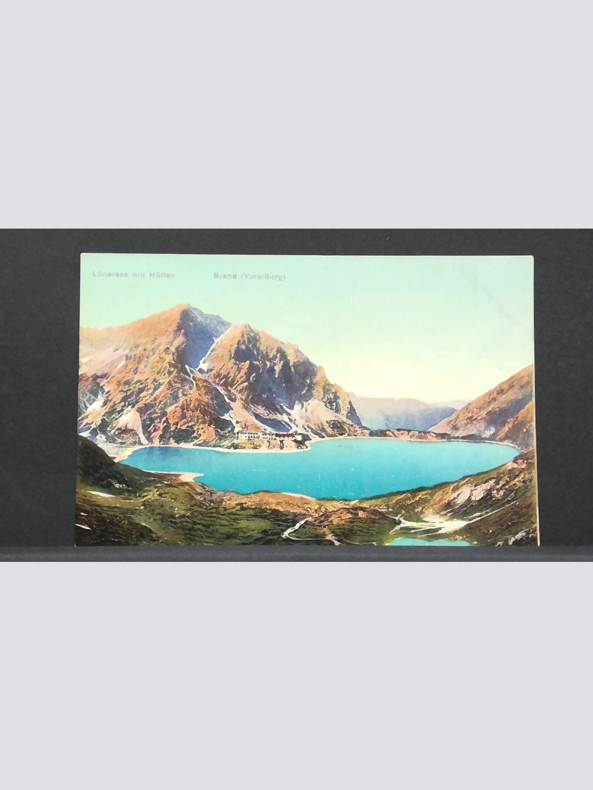 Lünersee mit Hütten Brand Vorarlberg JW 500220 F