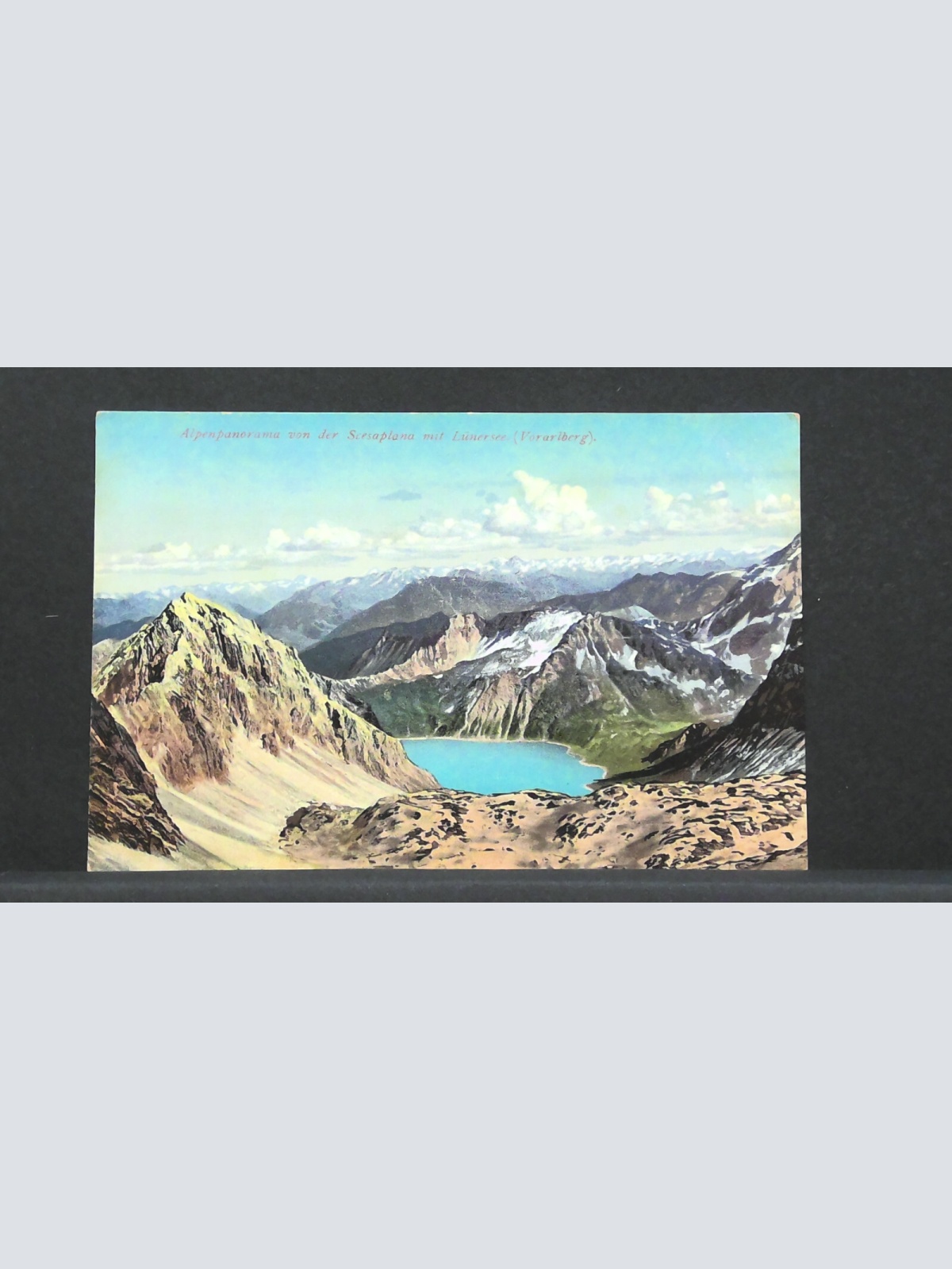 Alpenpanorama von der Scesaplana mit Lünersee Vorarlberg JW 00243 F