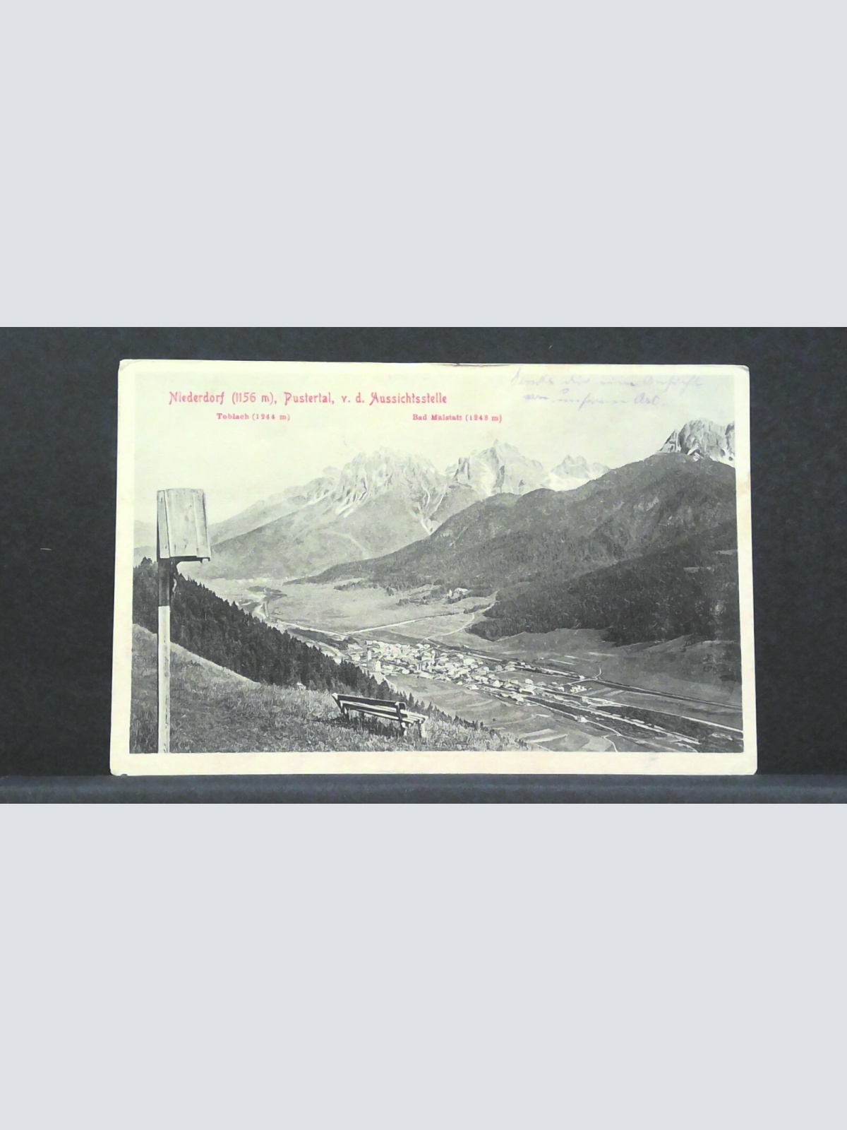 Niederdorf Pustertal Aussichtsstelle Toblach Bad Maistatt JW 500245 F