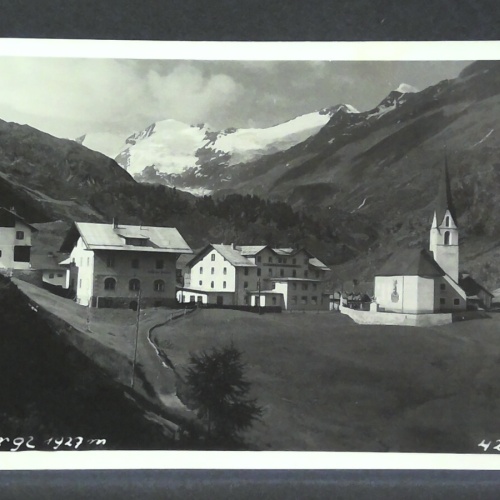 Obergurgl Tirol Kirche Dorf JW 500240 F