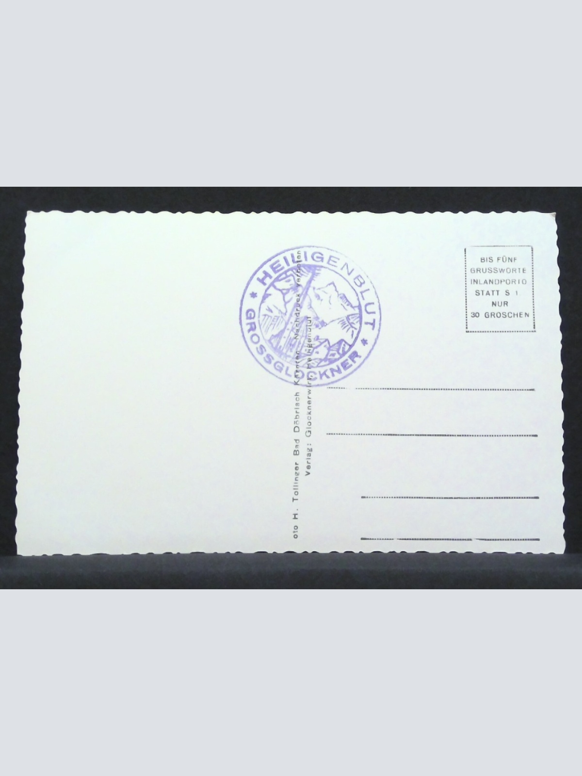 Heiligenblut mit Großglocknerstraße JW 500250 F