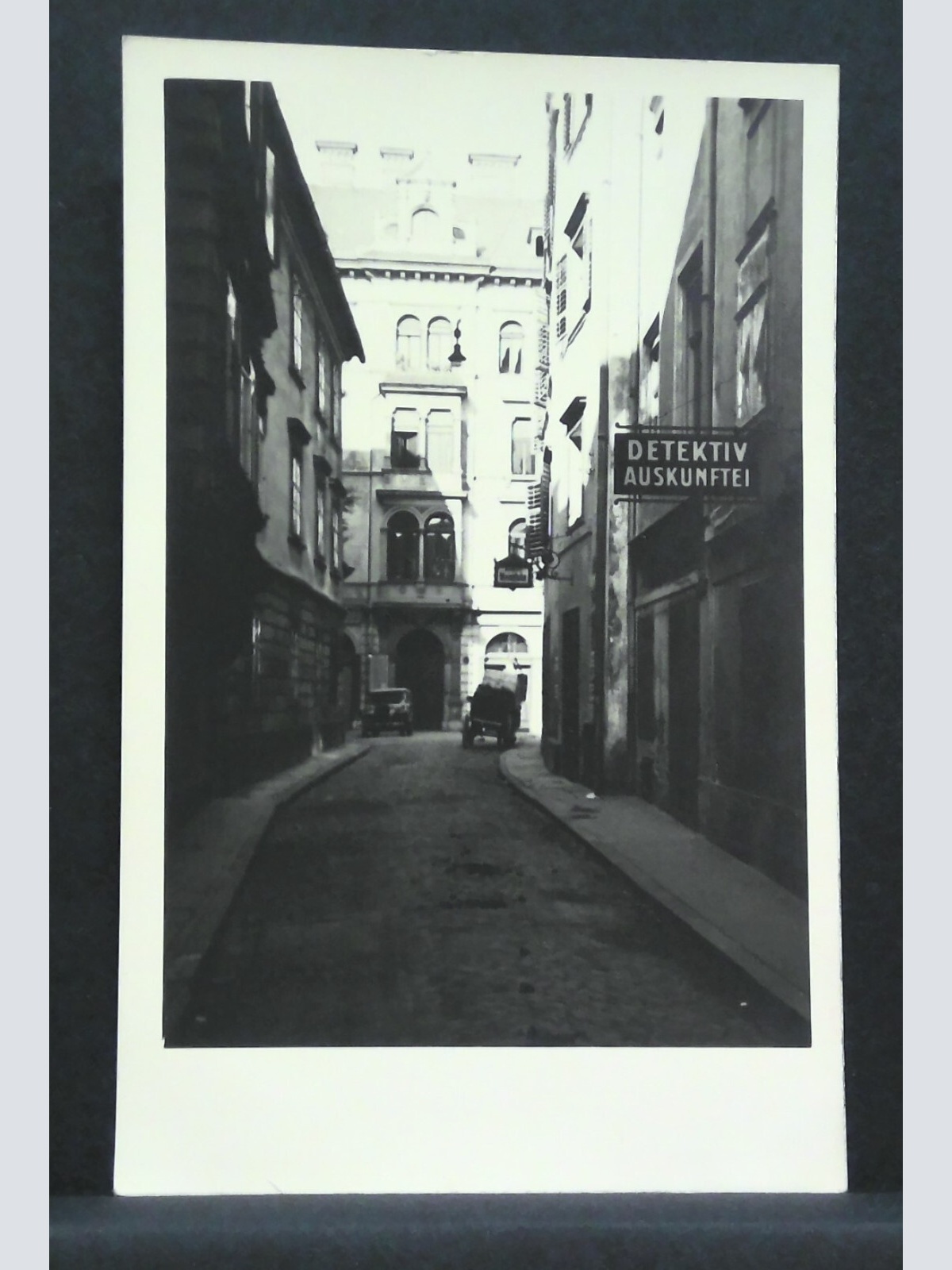 Detektiv Auskunftei Gasse unbekannt JW 0229 F