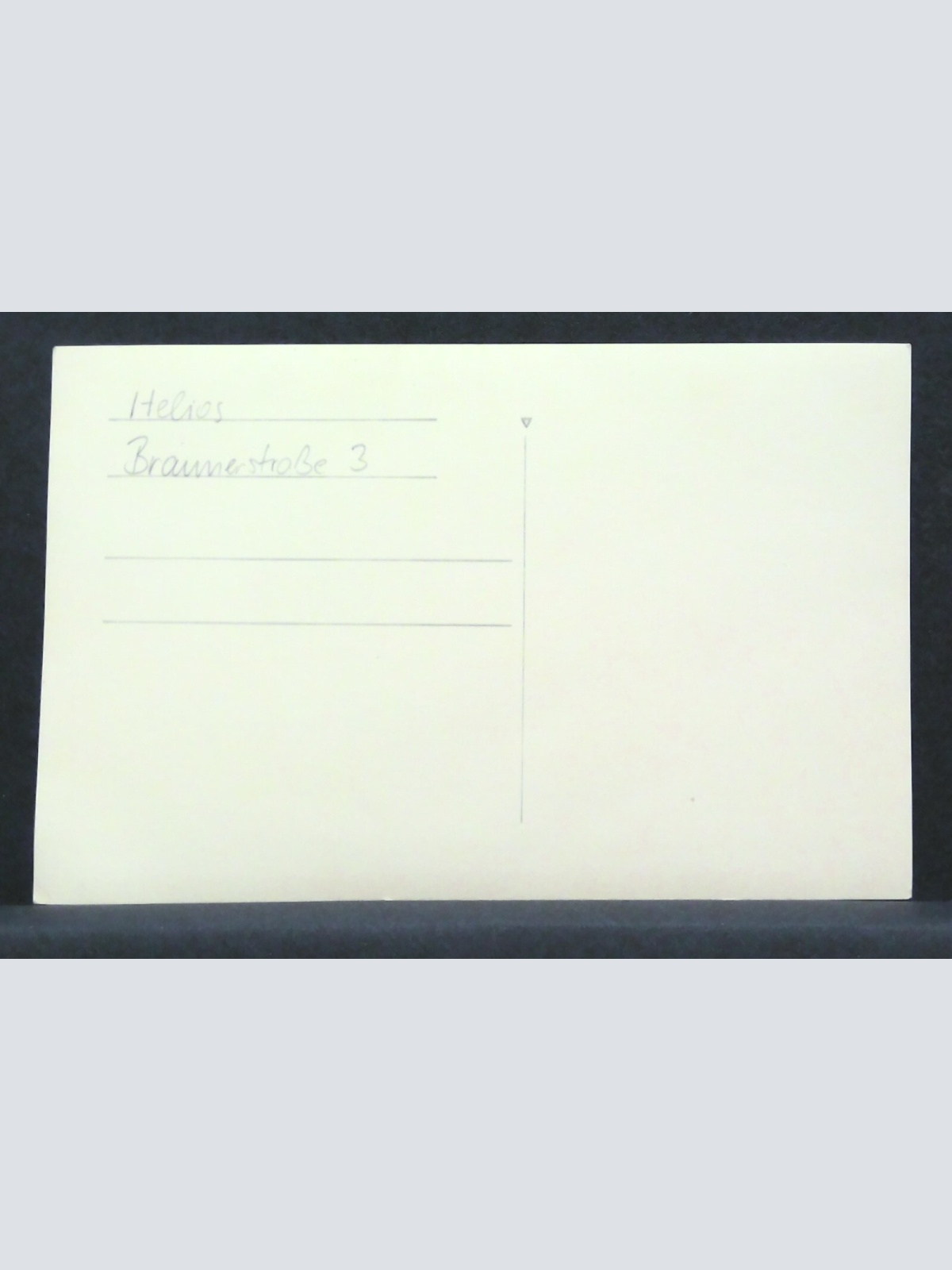 Detektiv Auskunftei Gasse unbekannt JW 0229 F