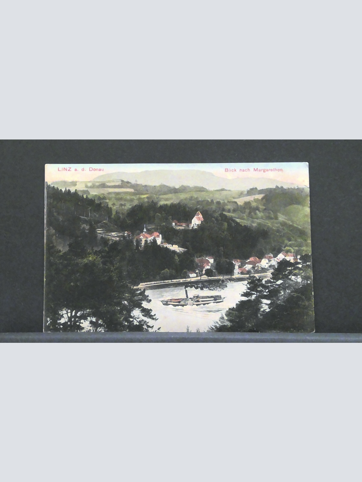 Linz an der Donau Blick nach Margarethen Schiff JW 650269 F