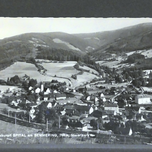 Höhenkurort Spital am Semmering Steiermark Bahnstrecke JW 401222 F