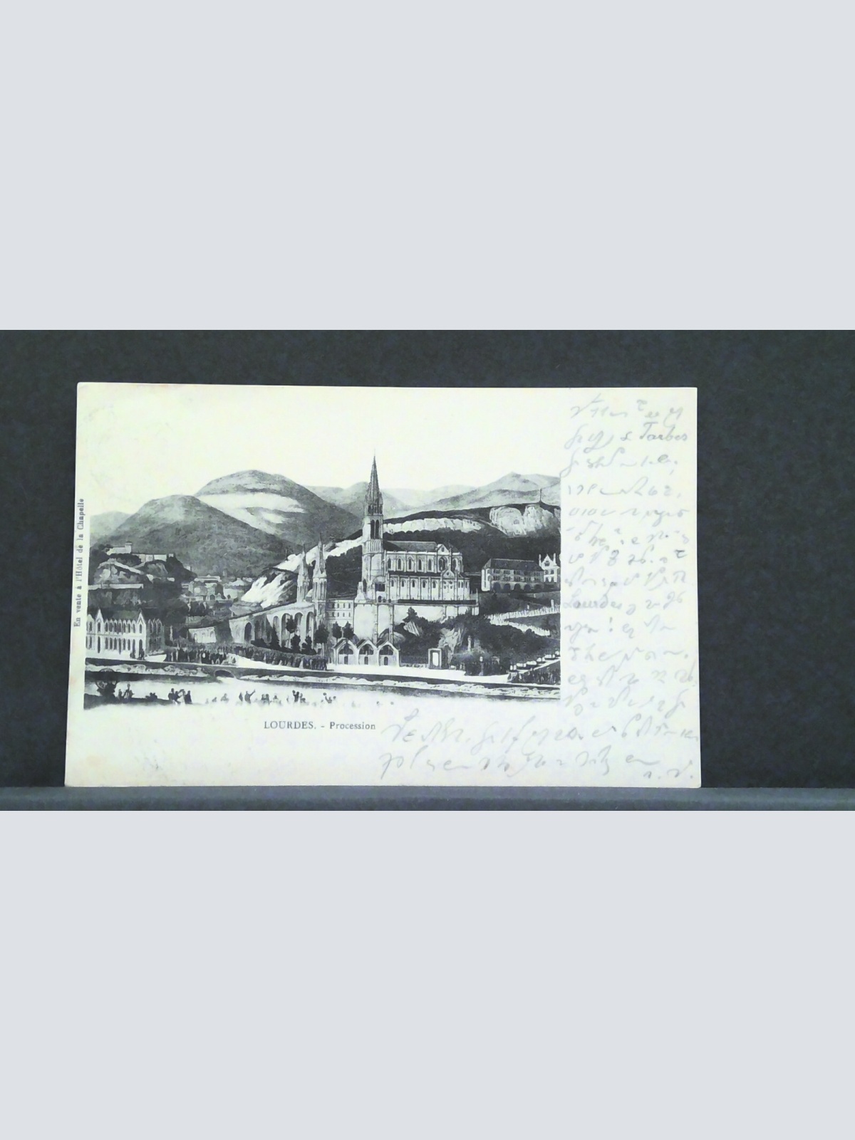 Lourdes Frankreich Procession Wallfahrt Kirche JW 4405 F