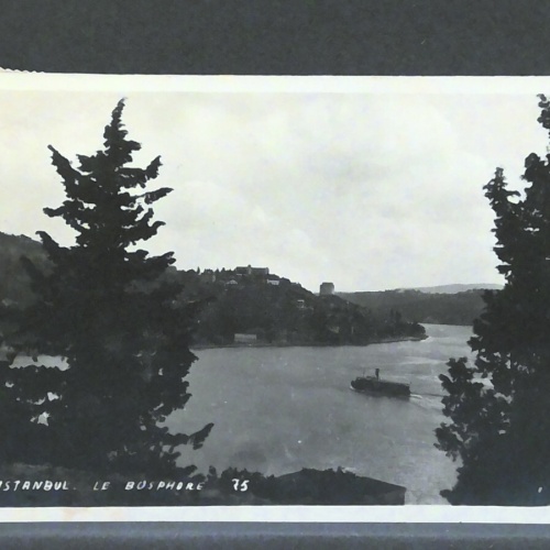 Istanbul Türkei Le Bosphore Bosporus Meer Schiff JW 410232 F