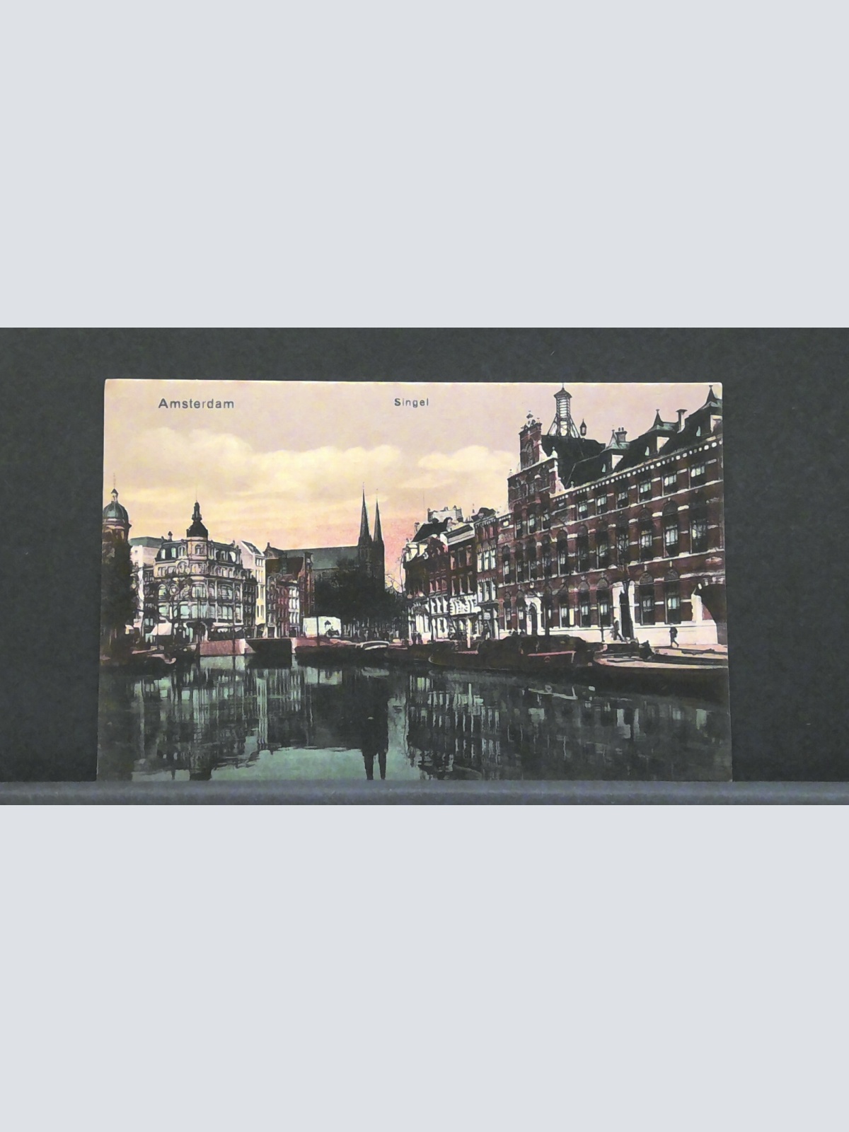 Amsterdam Singel Kirche Schiffe JW 410171 F