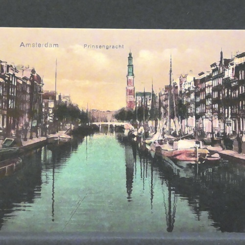 Amsterdam Prinsengracht Schiffe JW 410182 F