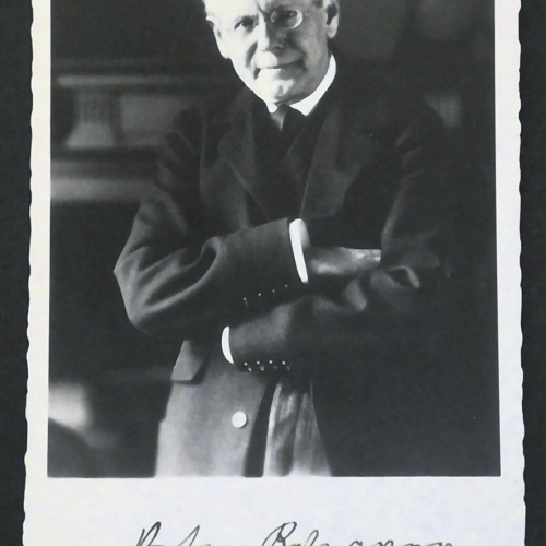 Peter Rosegger Porträt mit Autograph JW 410191 F