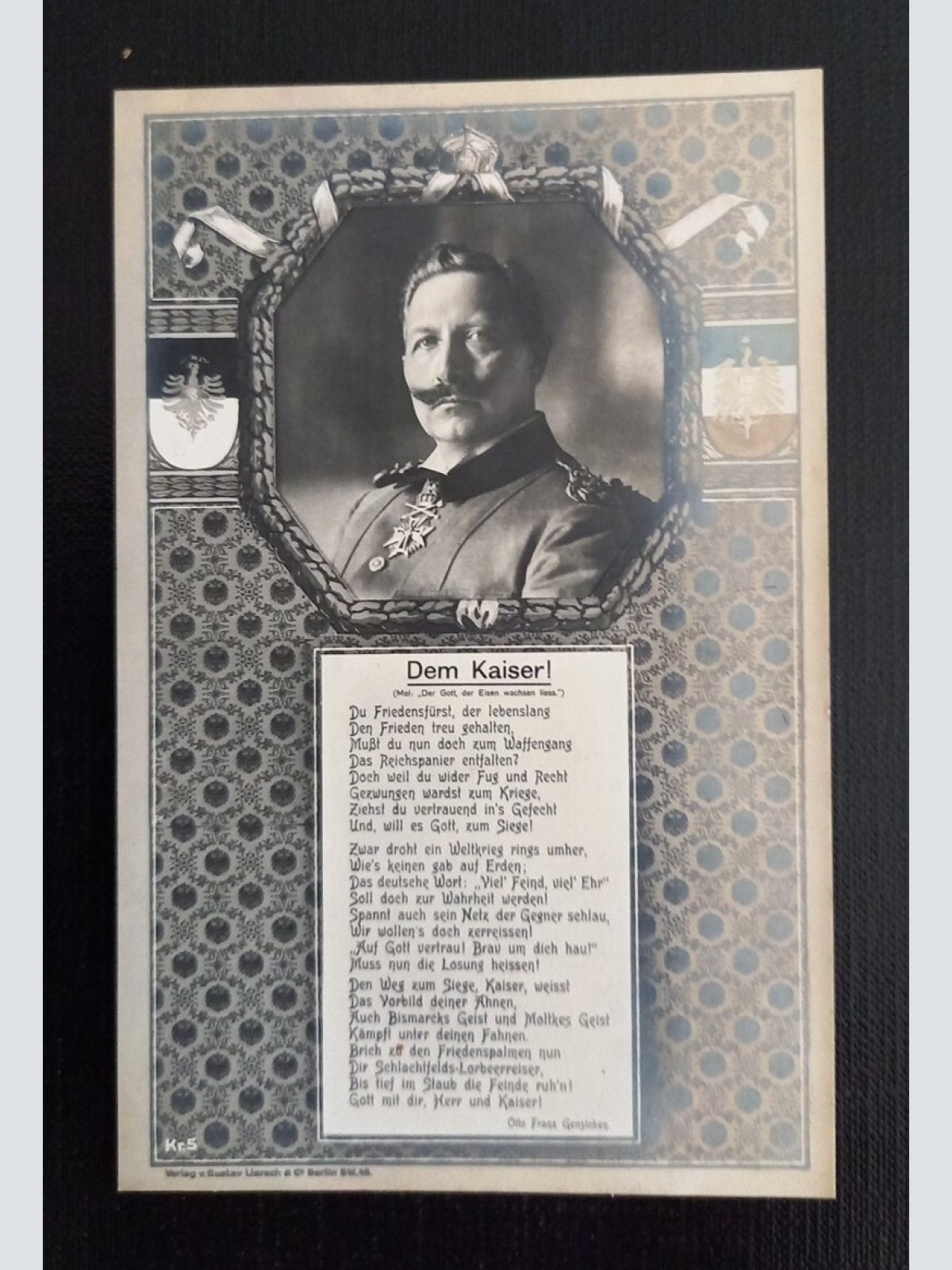 S.M.Kaiser Wilhelm II Dem Kaiser 50161 Ga SH1