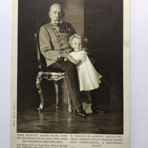 Kaiser Franz Josef I. mit Erzherzog Franz Josef Otto 30009 TH