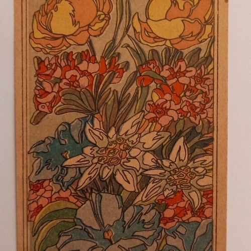 Künstlerkarte Blumenstrauß 600646A gr