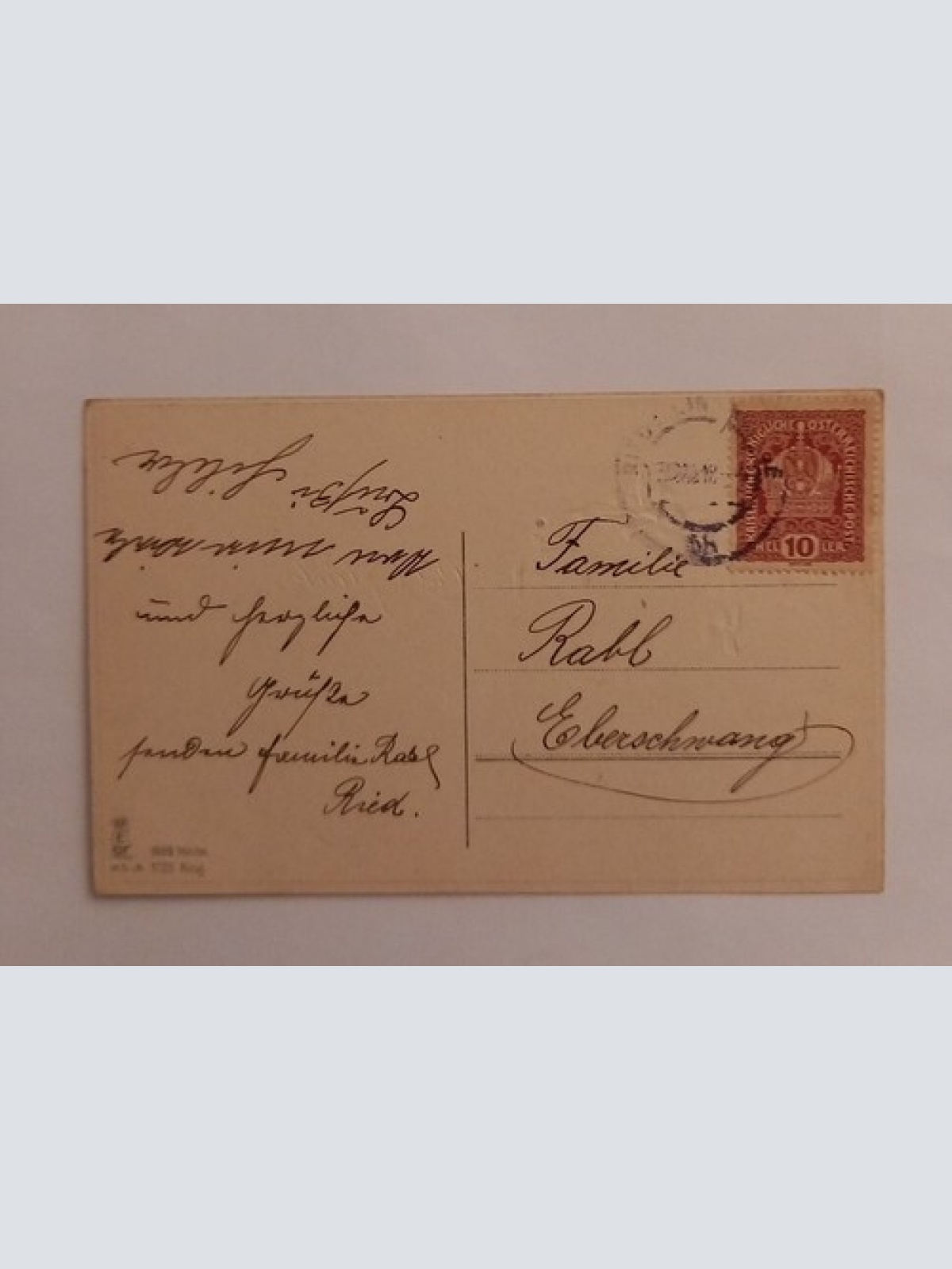 Grußkarte Viel Glück im neuen Jahr Haus im Winter 600662A gr