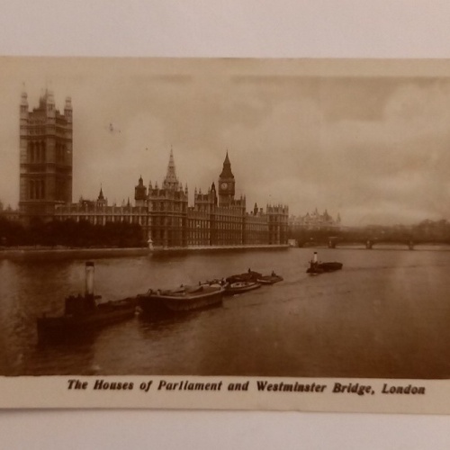 Parlament und Westminster Bridge London 600671A gr D