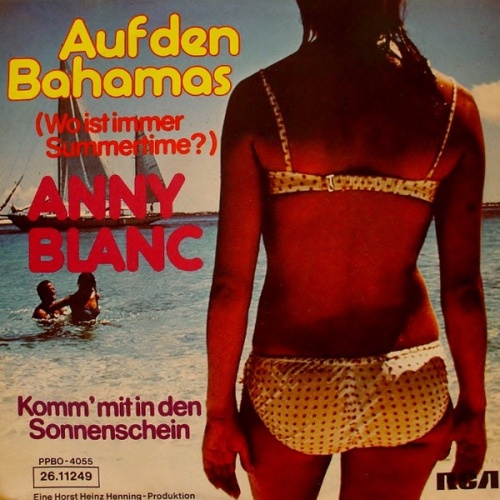 Anny Blanc - Auf Den Bahamas (Wo Ist Immer Summertime?) (7", Single)