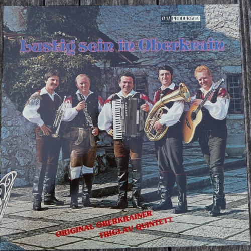 Original Oberkrainer Triglav Quintett - Lustig sein in Oberkrain (LP, Album)