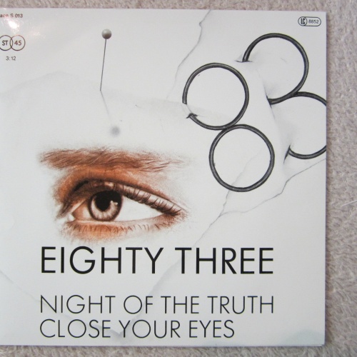 Single / EIGHTY THREE / 83 / ROCK FROM GERMANY / 1987 / MINT /
