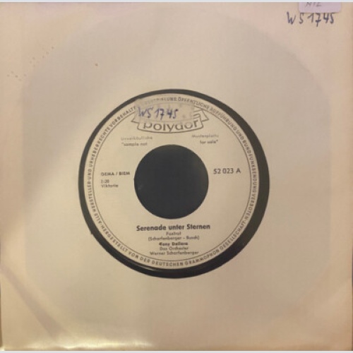 Tony Dallara - Serenade Unter Sternen / Der Siebente Tag (7", Single, Promo)