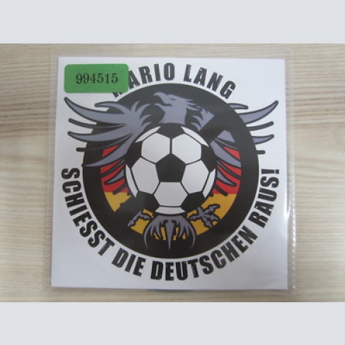 CD / MARIO LANG - SCHIESST DIE DEUTSCHEN RAUS !   / PROMO / MUSTER /  AUSTRIA /