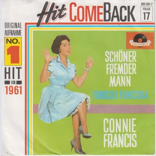 Connie Francis - Schöner, Fremder Mann (7", Single, Mono, RE)
