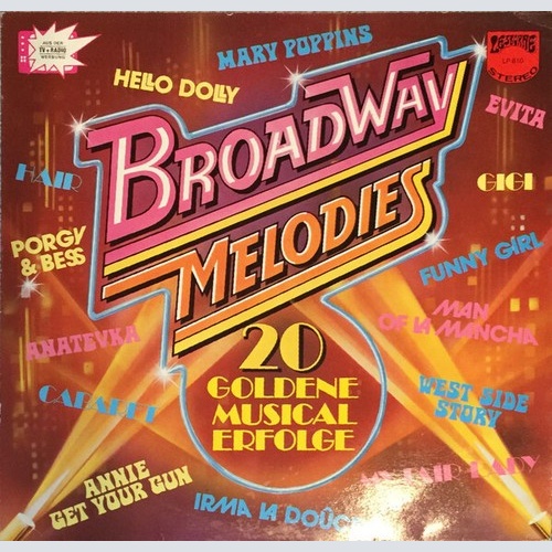 Various - BroadWay Melodies - 20 Goldene Musical Erfolge (LP, Comp)