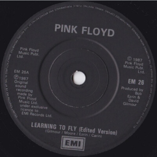 Pink Floyd - Learning To Fly (7", Single)