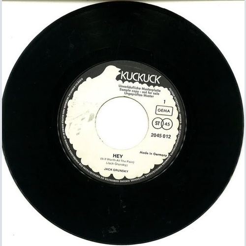 Jack Grunsky - Hey (7", Single, Promo)