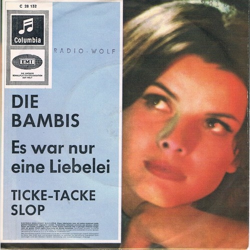Die Bambis - Es War Nur Eine Liebelei / Ticke-Tacke-Slop (7", Single)