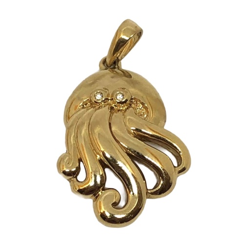 Pierre Lang Anhänger Tintenfisch Zirkonia 4 x 2,5 cm 31764