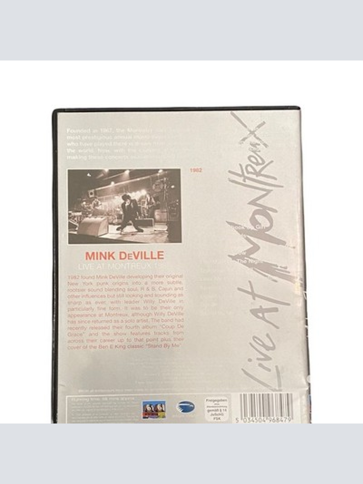1519 Eagle Rock Entertainment Ltd. MINK DE VILLE- LIVE AT MONTREUX 1982 HC