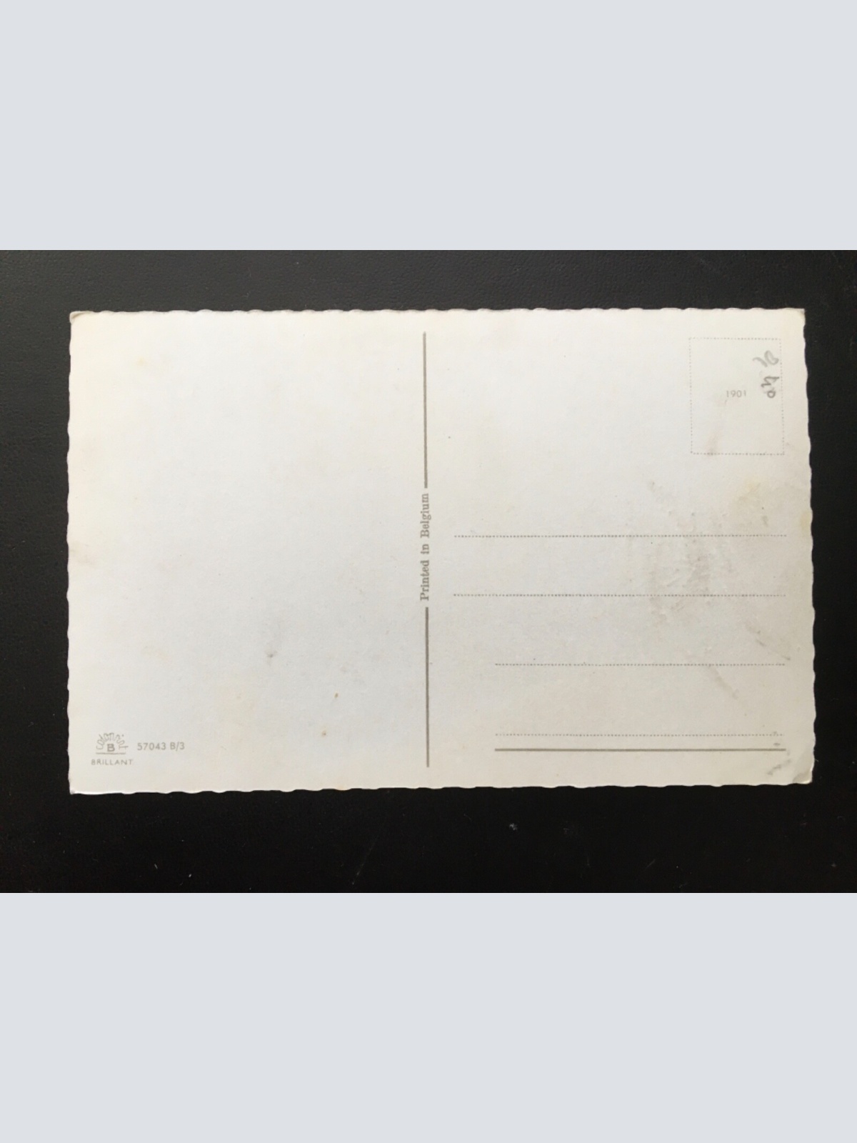 Vive St. Nicolas - Vergißmeinnicht Glockenblumenstrauß - Künstlerkarte 946 TH