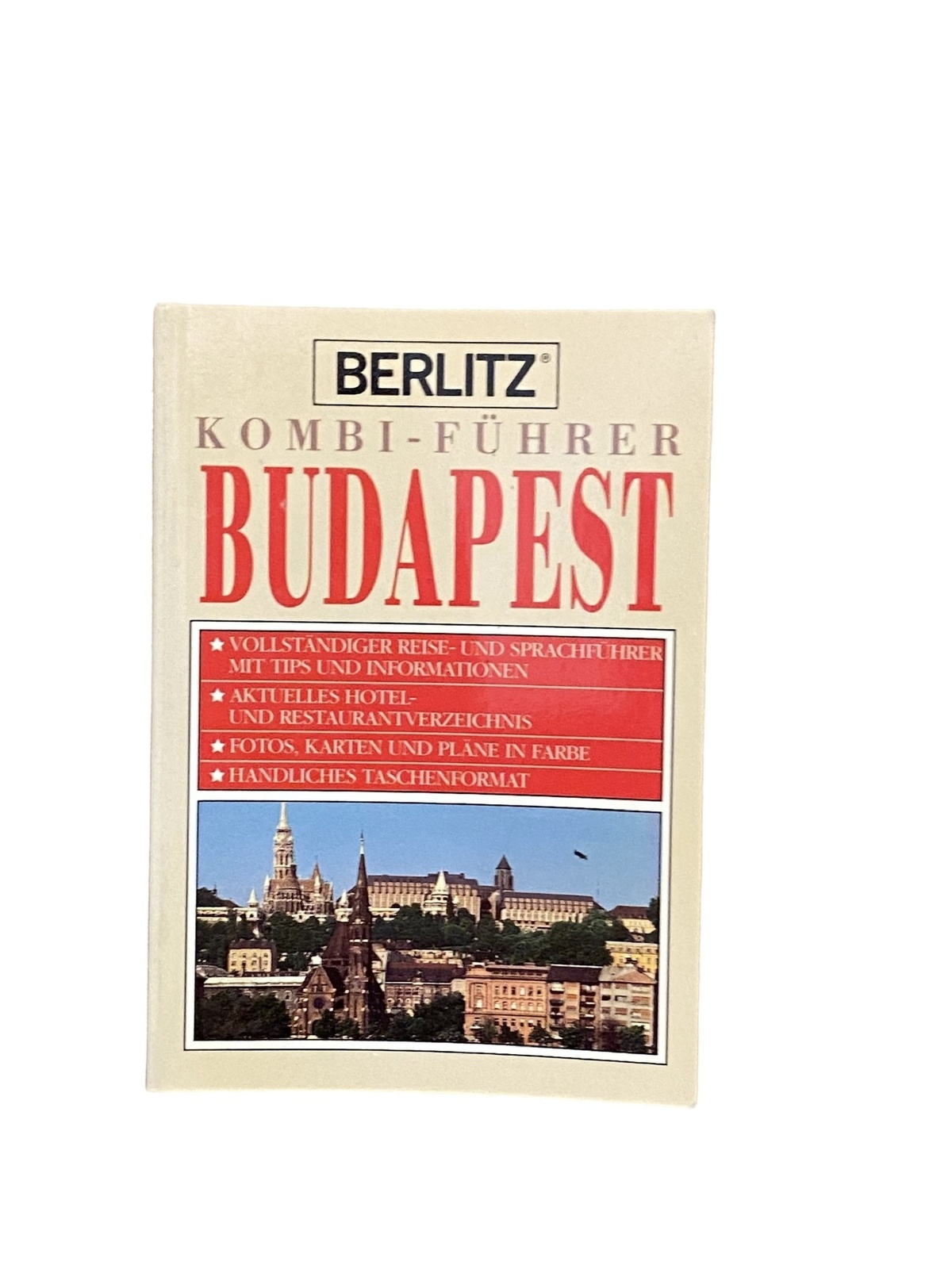 2656 BERLITZ KOMBI-FÜHRER BUDAPEST REISE- UND SPRACHFÜHRER +Abb
